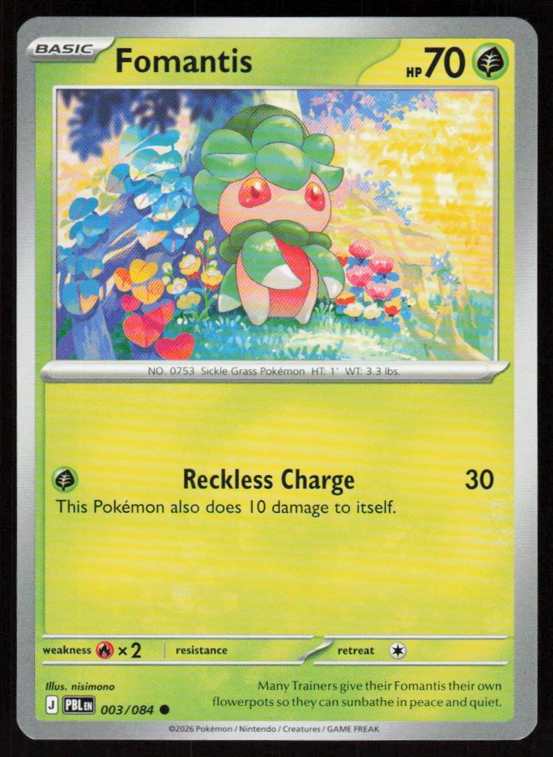 Fomantis Common ME05: Pitch Black 003/084 NM