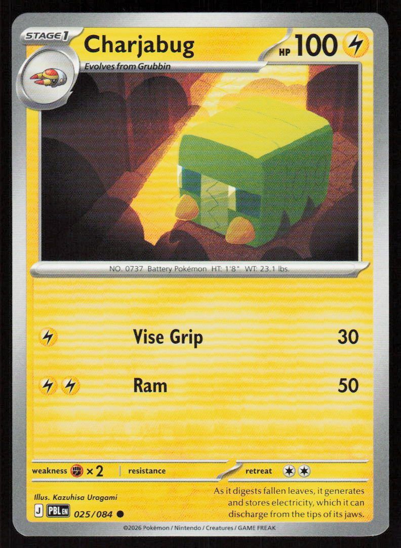 Charjabug Common ME05: Pitch Black 025/084 NM