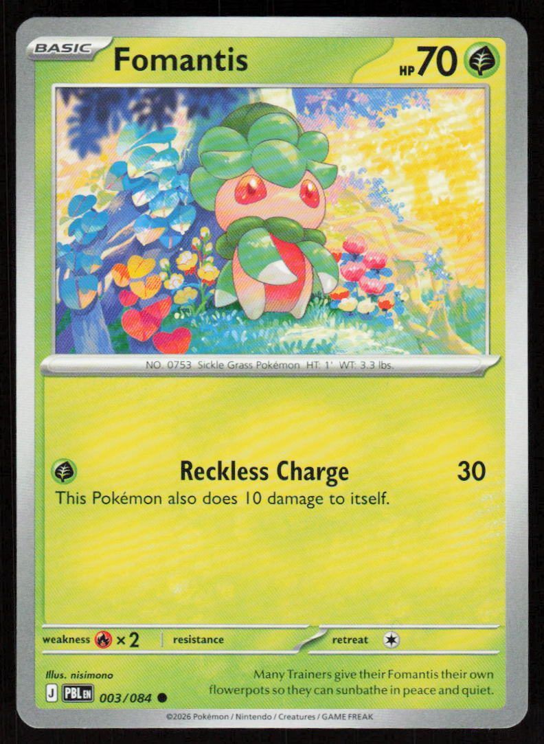Fomantis Common ME05: Pitch Black 003/084 NM