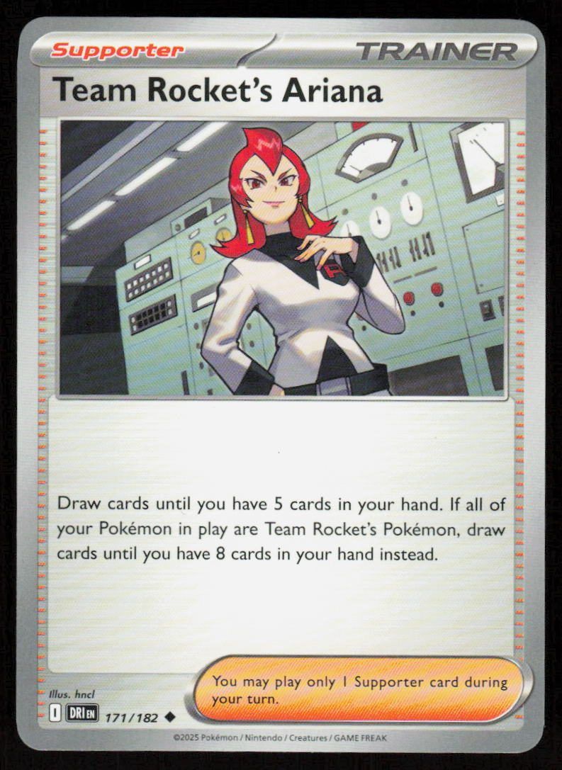 Team Rocket's Ariana Uncommon SV10: Destined Rivals 171/182 NM