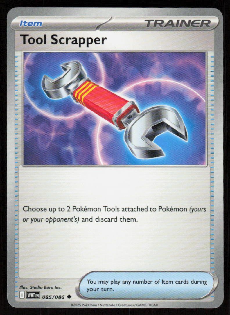 Tool Scrapper Uncommon SV: White Flare 085/086 NM
