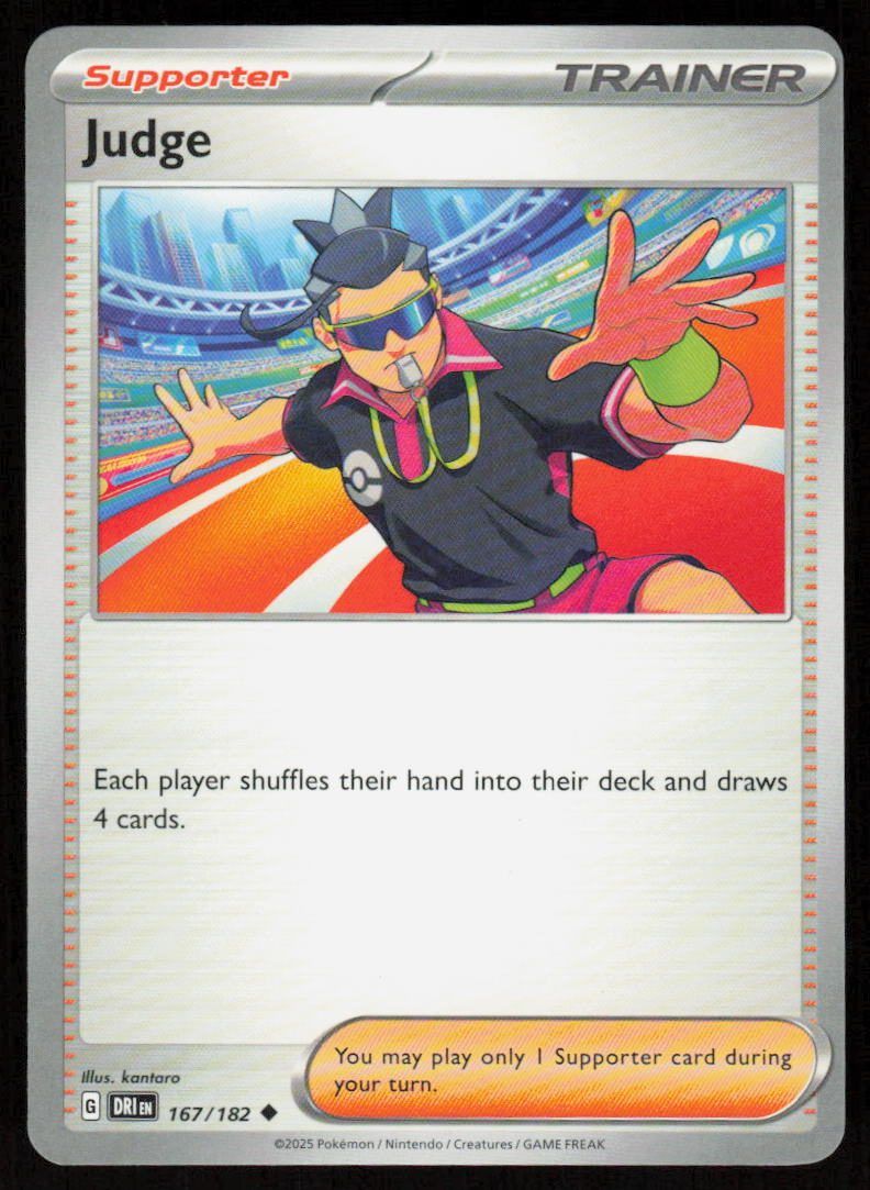 Judge Uncommon SV10: Destined Rivals 167/182 NM