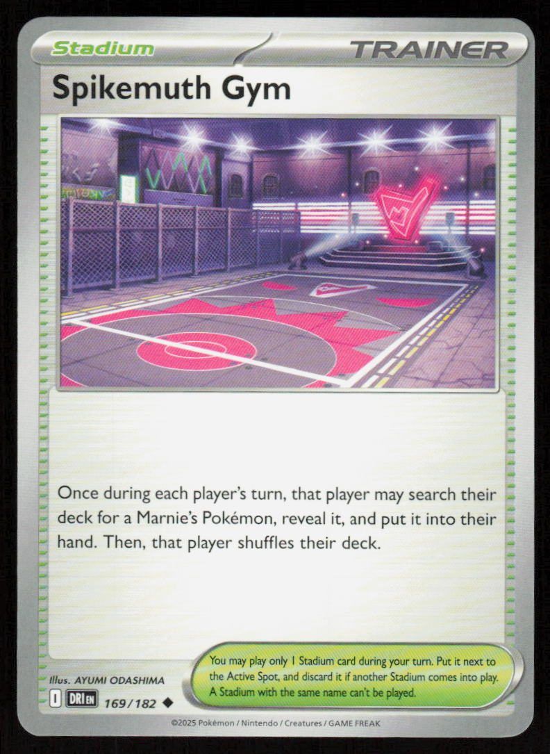 Spikemuth Gym Uncommon SV10: Destined Rivals 169/182 NM