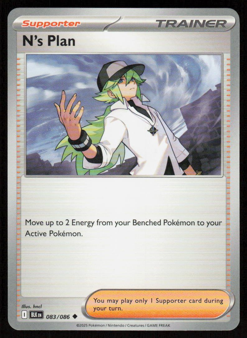 N's Plan Uncommon SV: Black Bolt 083/086 NM