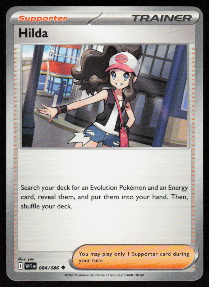 Hilda Uncommon SV: White Flare 084/086 NM