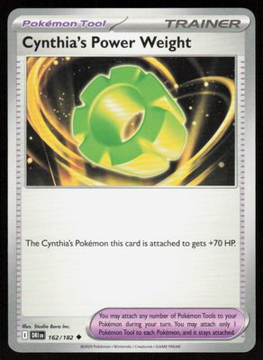 Cynthia's Power Weight Uncommon SV10: Destined Rivals 162/182 NM