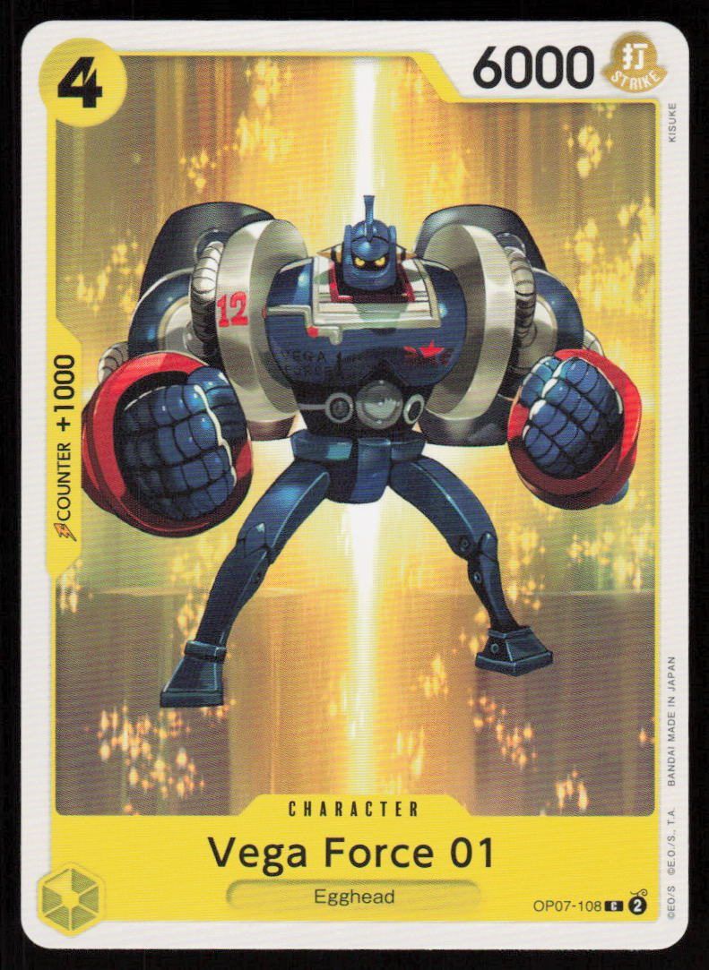 Vega Force 01 C 500 Years in the Future OP07-108 NM