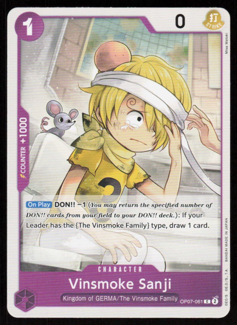 Vinsmoke Sanji C 500 Years in the Future OP07-061 NM