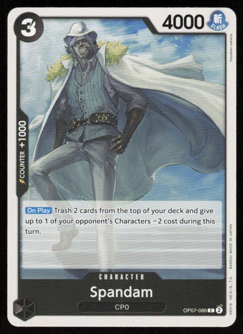 Spandam C 500 Years in the Future OP07-086 NM