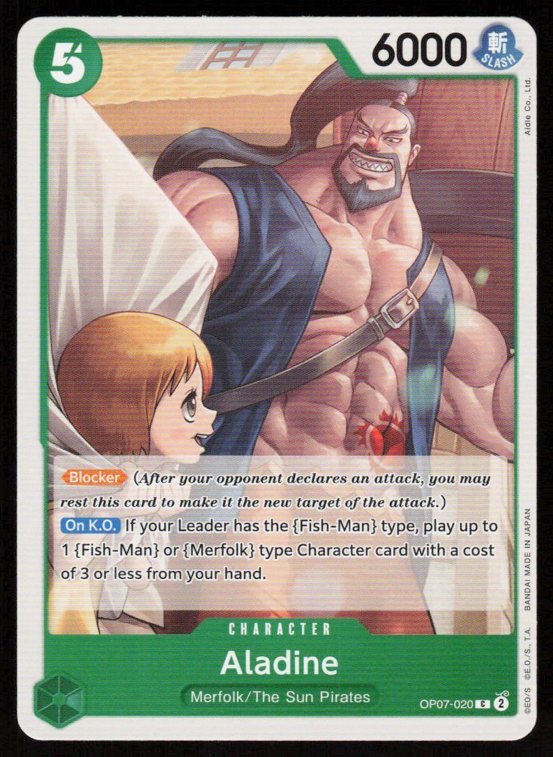 Aladine C 500 Years in the Future OP07-020 NM