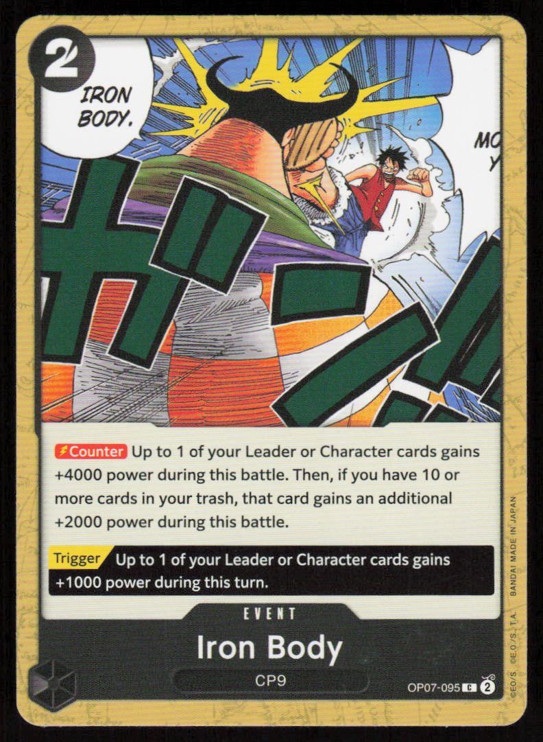 Iron Body C 500 Years in the Future OP07-095 NM