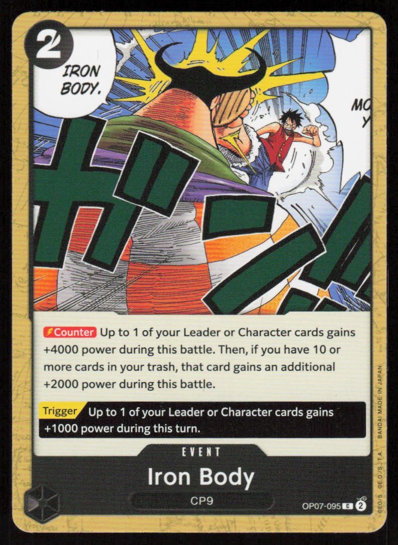 Iron Body C 500 Years in the Future OP07-095 NM