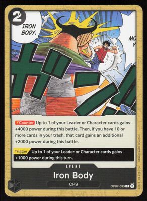 Iron Body C 500 Years in the Future OP07-095 NM