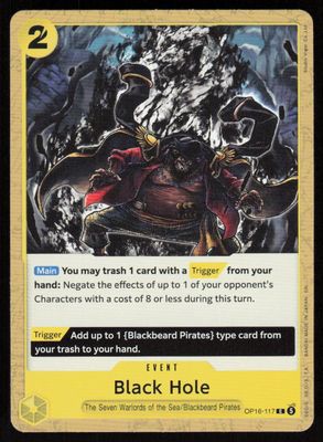 Black Hole C The Time of Battle OP16-117 NM