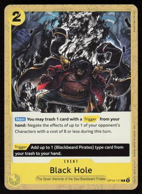 Black Hole C The Time of Battle OP16-117 NM