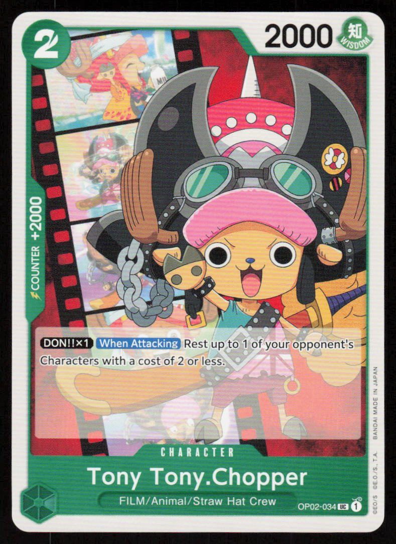 Tony Tony.Chopper UC Paramount War OP02-034 NM