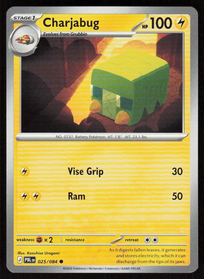 Charjabug Common ME05: Pitch Black 025/084 NM