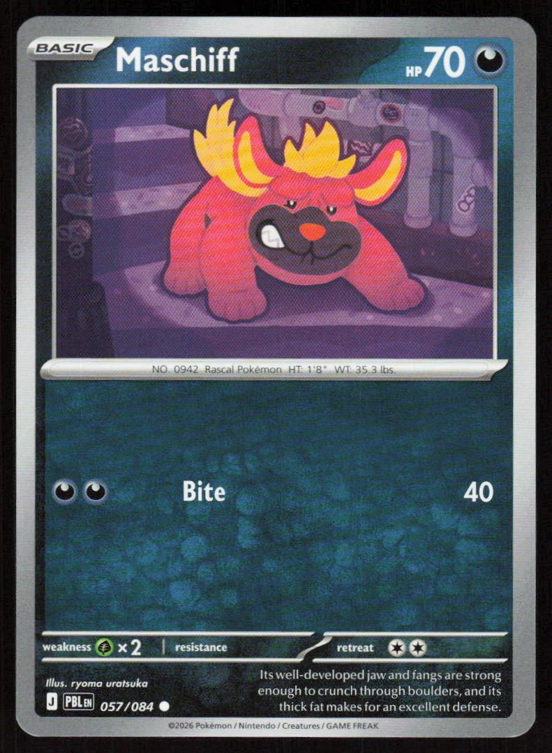 Maschiff Common ME05: Pitch Black 057/084 NM