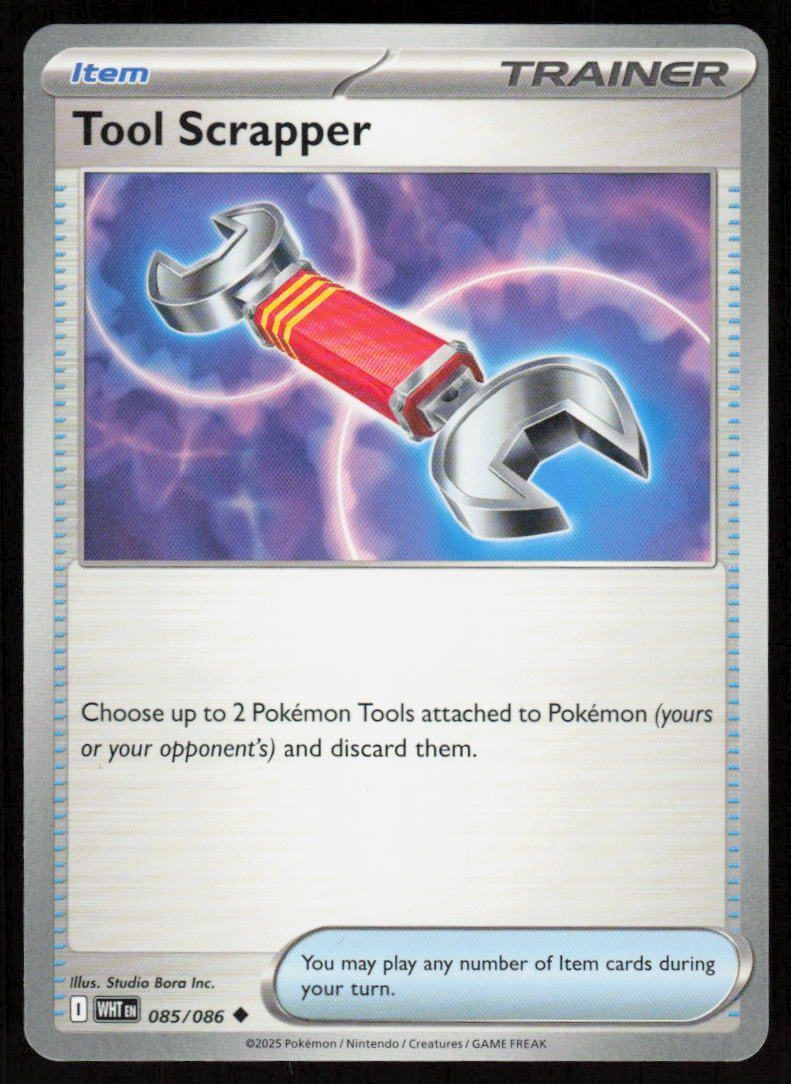 Tool Scrapper Uncommon SV: White Flare 085/086 NM