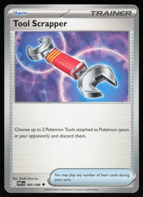 Tool Scrapper Uncommon SV: White Flare 085/086 NM