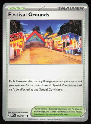 Festival Grounds Uncommon SV: Prismatic Evolutions 108/131 NM