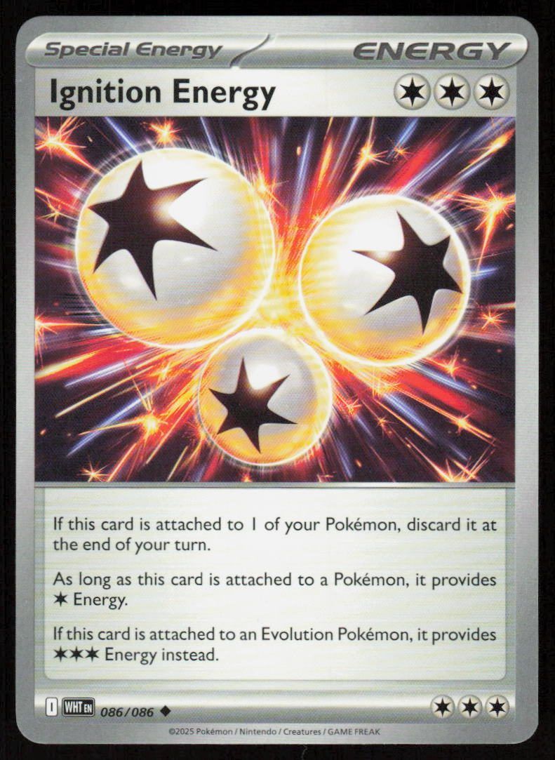 Ignition Energy Uncommon SV: White Flare 086/086 NM