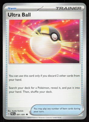 Ultra Ball Uncommon SV: Paldean Fates 091/091 NM