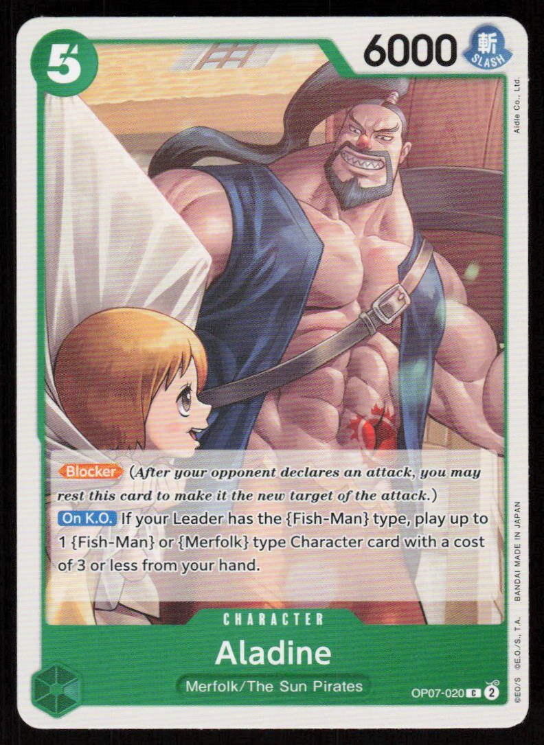 Aladine C 500 Years in the Future OP07-020 NM