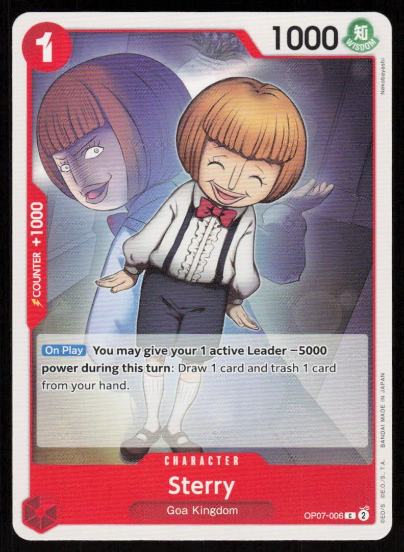Sterry C 500 Years in the Future OP07-006 NM