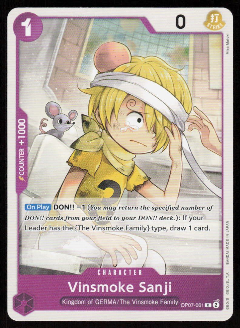 Vinsmoke Sanji C 500 Years in the Future OP07-061 NM