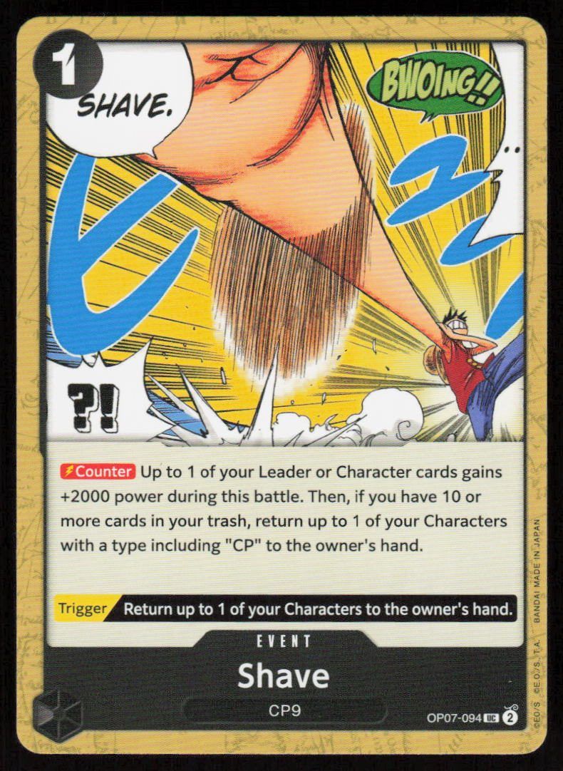 Shave UC 500 Years in the Future OP07-094 NM
