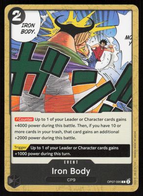Iron Body C 500 Years in the Future OP07-095 NM