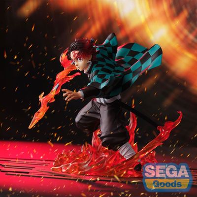 Pre-Order: Demon Slayer - Tanjiro Kamado (Transparent World) FIGURIZMa 7" PVC Statue view 2 - Mighty Toys Australia