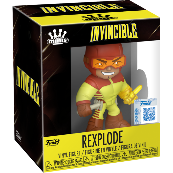 Pre-Order - Invincible - Funko Minis 3" Vinyl Figure- Rex Splode - Mighty Toys Australia