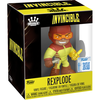 Pre-Order - Invincible - Funko Minis 3" Vinyl Figure- Rex Splode - Mighty Toys Australia