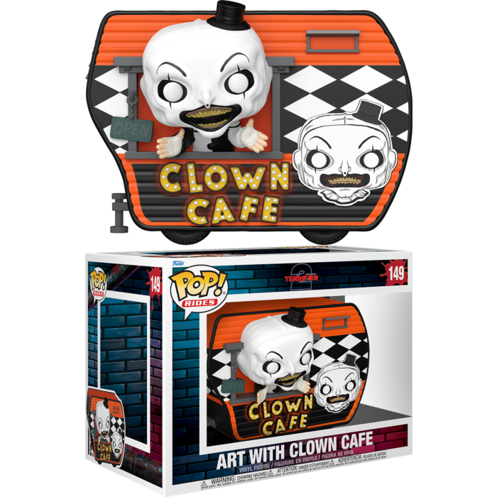 Terrifer 2 - Art with Clown Café Deluxe Pop! Rides Vinyl Figure - Mighty Toys Australia