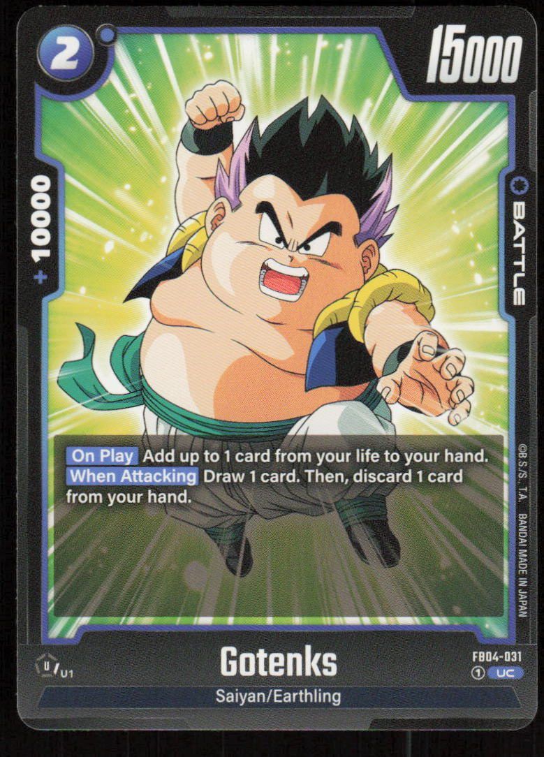 Gotenks Uncommon Ultra Limit Release Event Cards FB04-031 NM