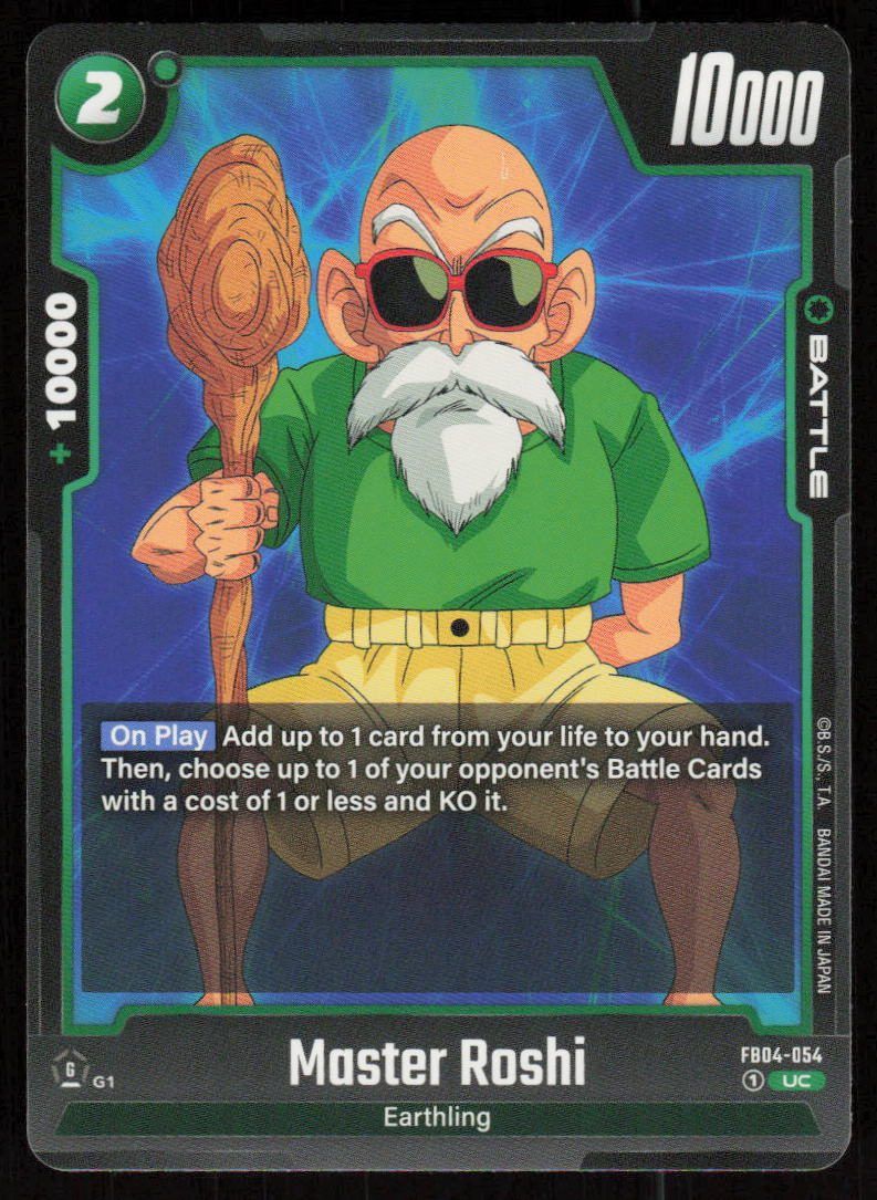 Master Roshi Uncommon Ultra Limit FB04-054 NM