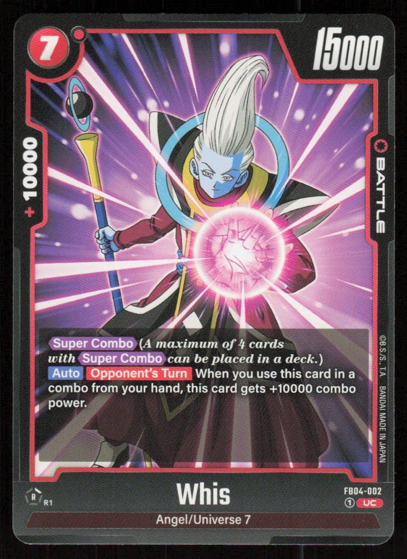 Whis Uncommon Ultra Limit FB04-002 NM