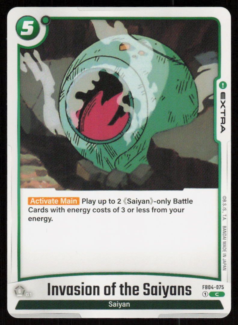 Invasion of the Saiyans Common Ultra Limit FB04-075 NM