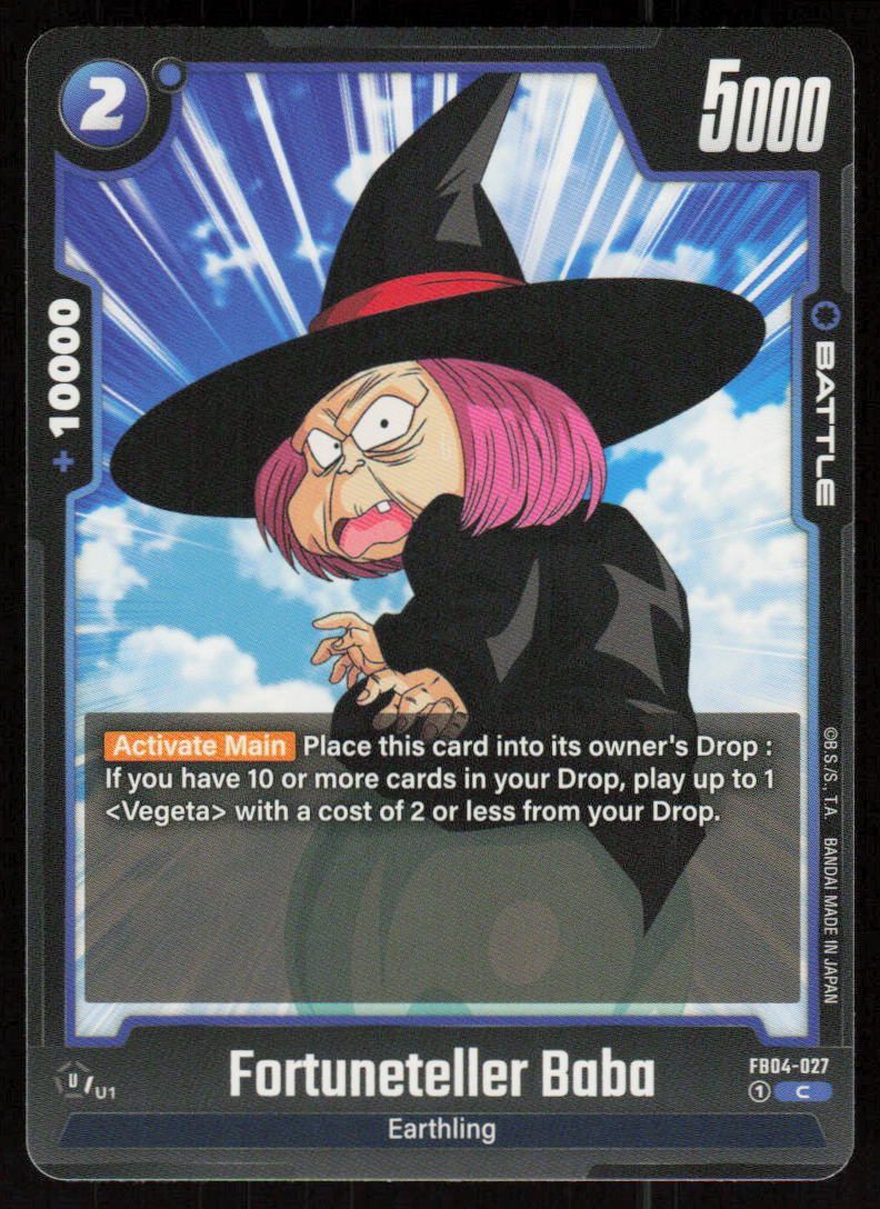 Fortuneteller Baba Common Ultra Limit Release Event Cards FB04-027 NM