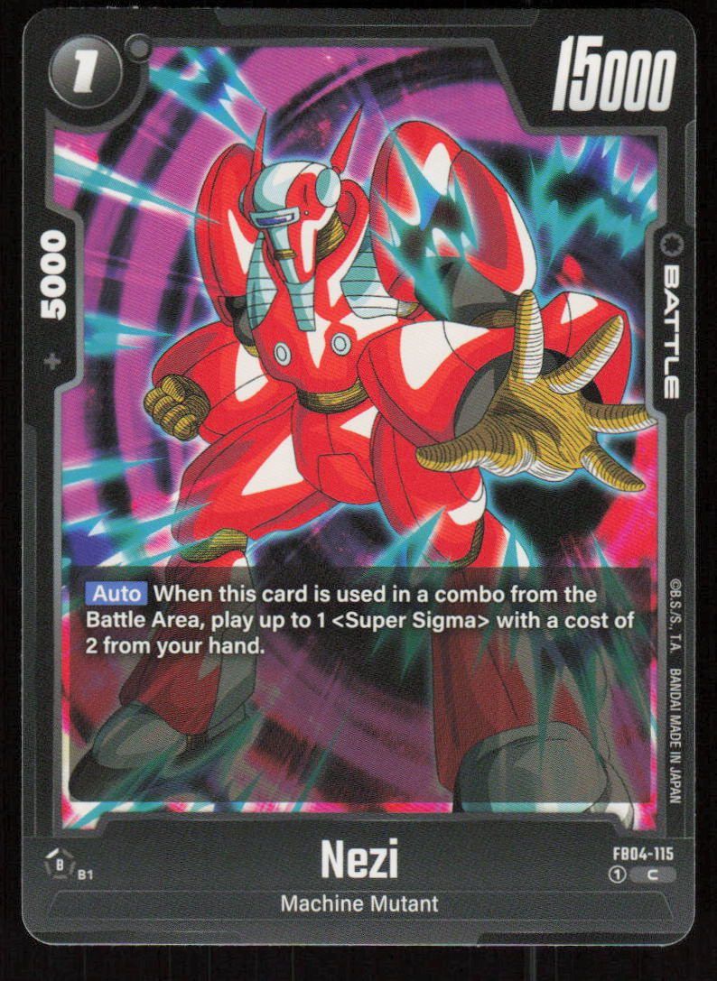 Nezi Common Ultra Limit Release Event Cards FB04-115 NM