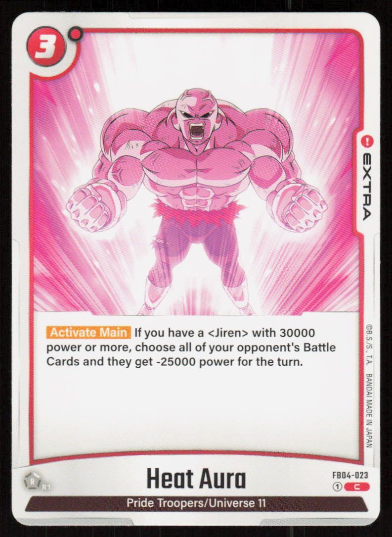 Heat Aura Common Ultra Limit Release Event Cards FB04-023 NM