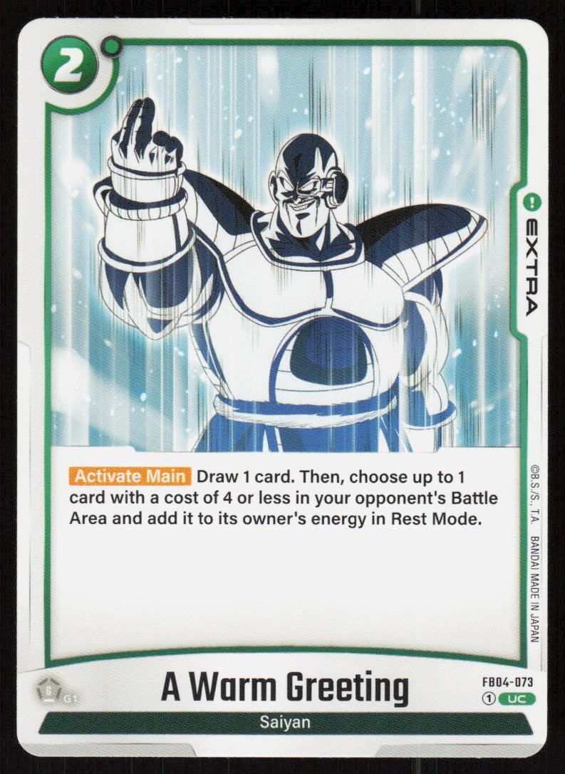 A Warm Greeting Uncommon Ultra Limit FB04-073 NM