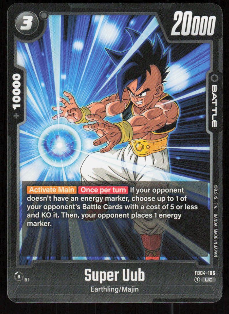 Super Uub Uncommon Ultra Limit FB04-106 NM