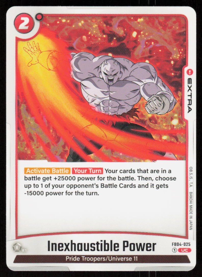 Inexhaustible Power Uncommon Ultra Limit FB04-025 NM