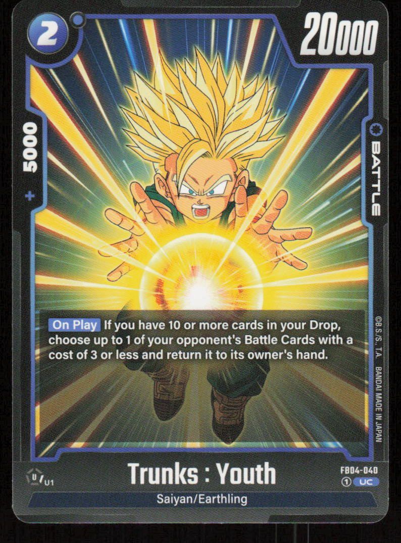 Trunks: Youth Uncommon Ultra Limit FB04-040 NM