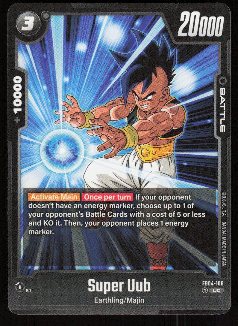 Super Uub Uncommon Ultra Limit FB04-106 NM