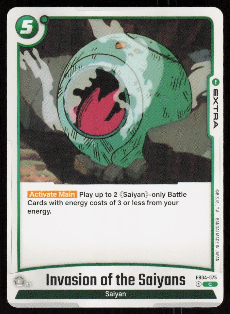 Invasion of the Saiyans Common Ultra Limit FB04-075 NM