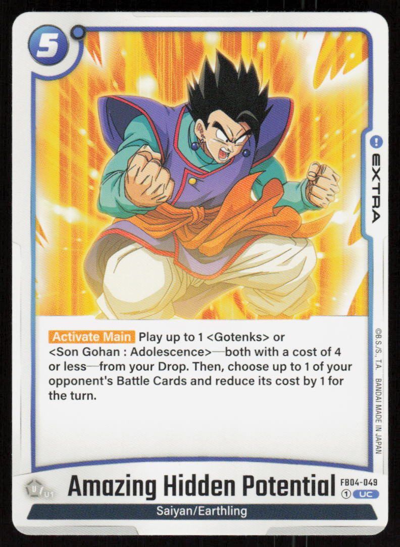 Amazing Hidden Potential Uncommon Ultra Limit FB04-049 NM